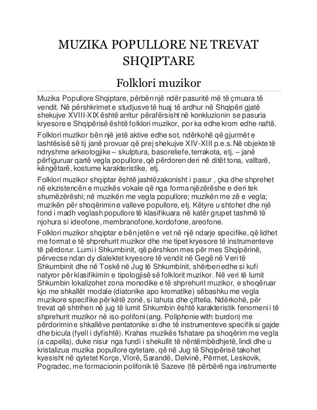 Muzike Shqiptare