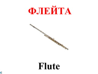 ФЛЕЙТА




 Flute
 