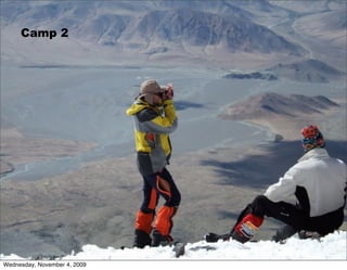 Camp 2




Wednesday, November 4, 2009
 