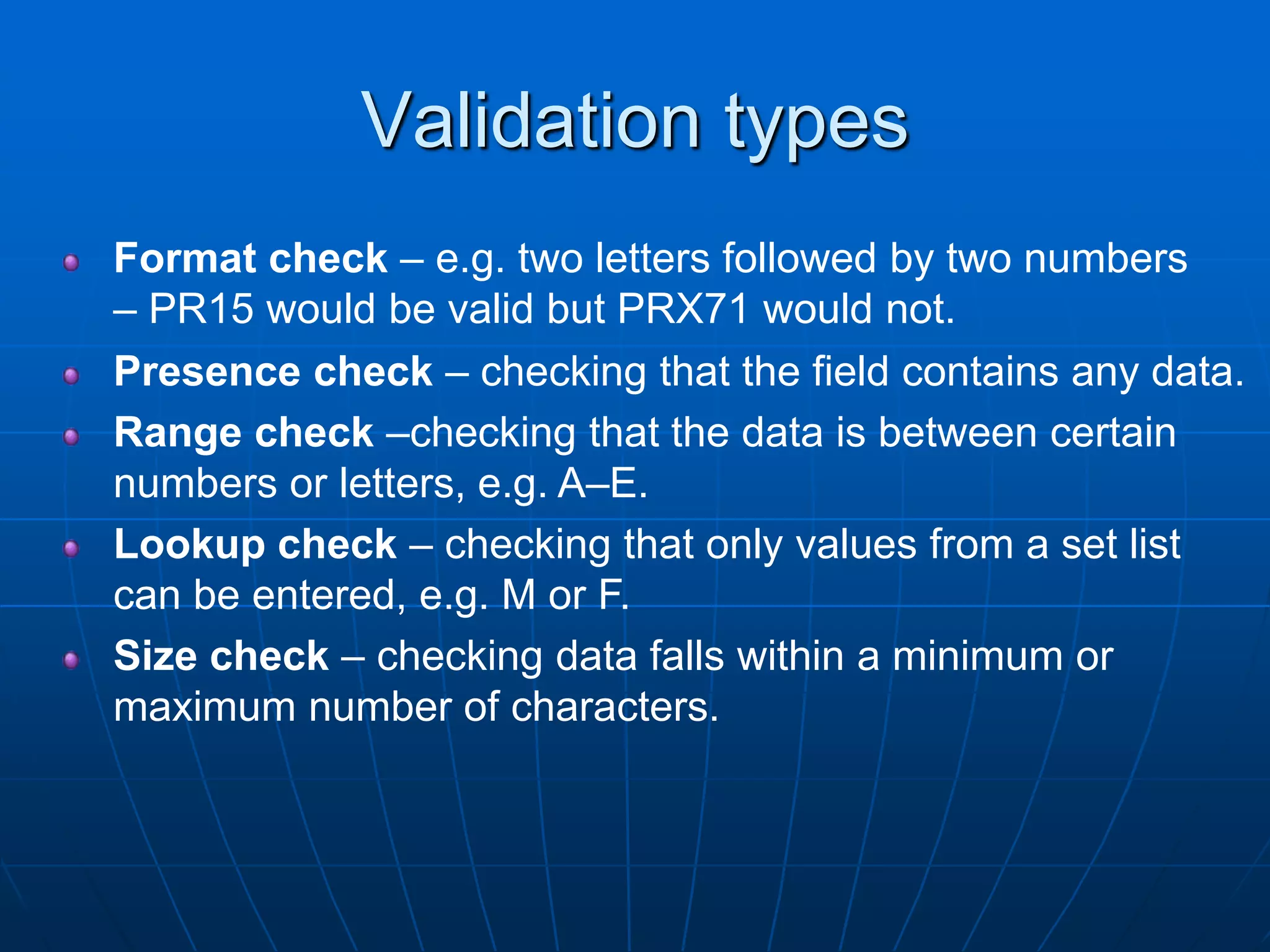 Data validation | PPT