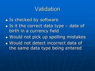 Data validation | PPT