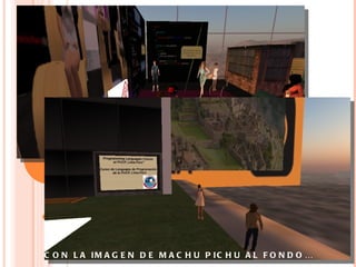 CON LA IMAGEN DE MACHU PICHU AL FONDO… 