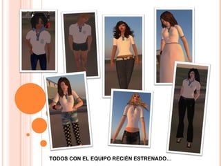 TODOS CON EL EQUIPO RECIÉN ESTRENADO… 