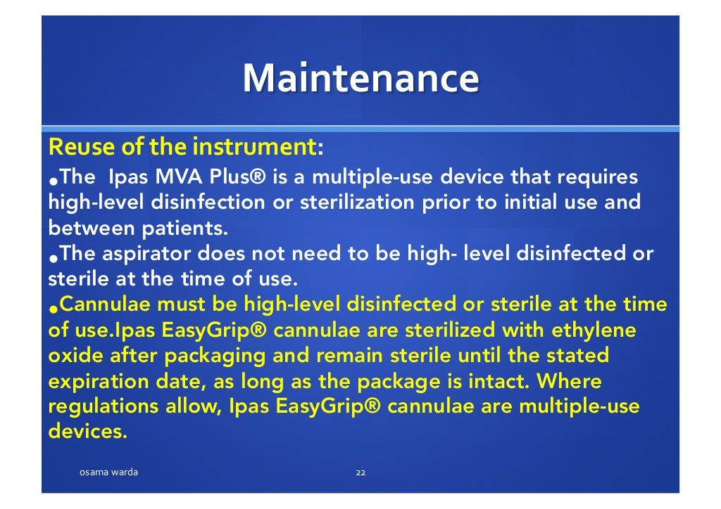 MANUAL VACUUM ASPIRATION