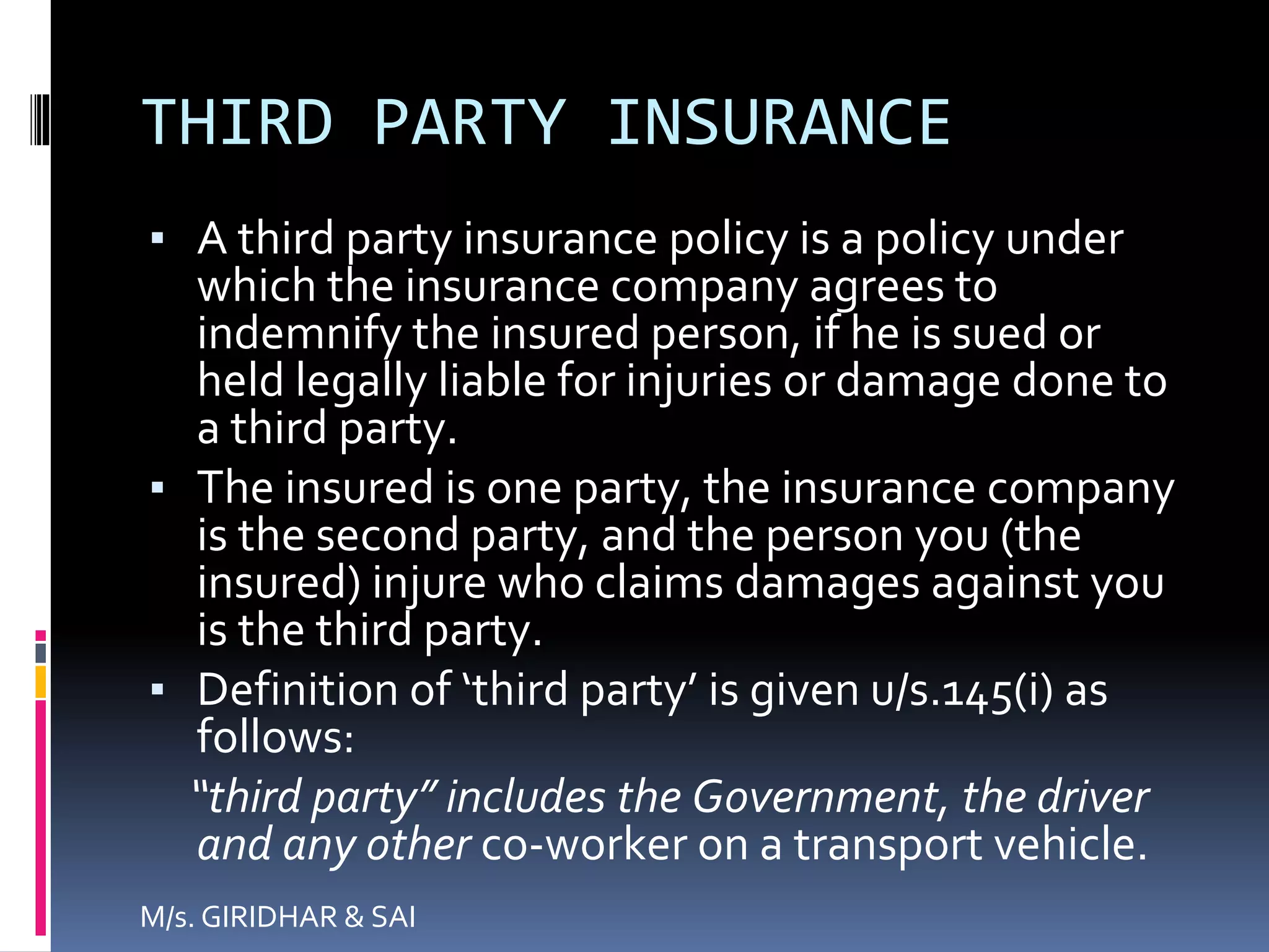 Motor Vehicles Act, 1988 PPT