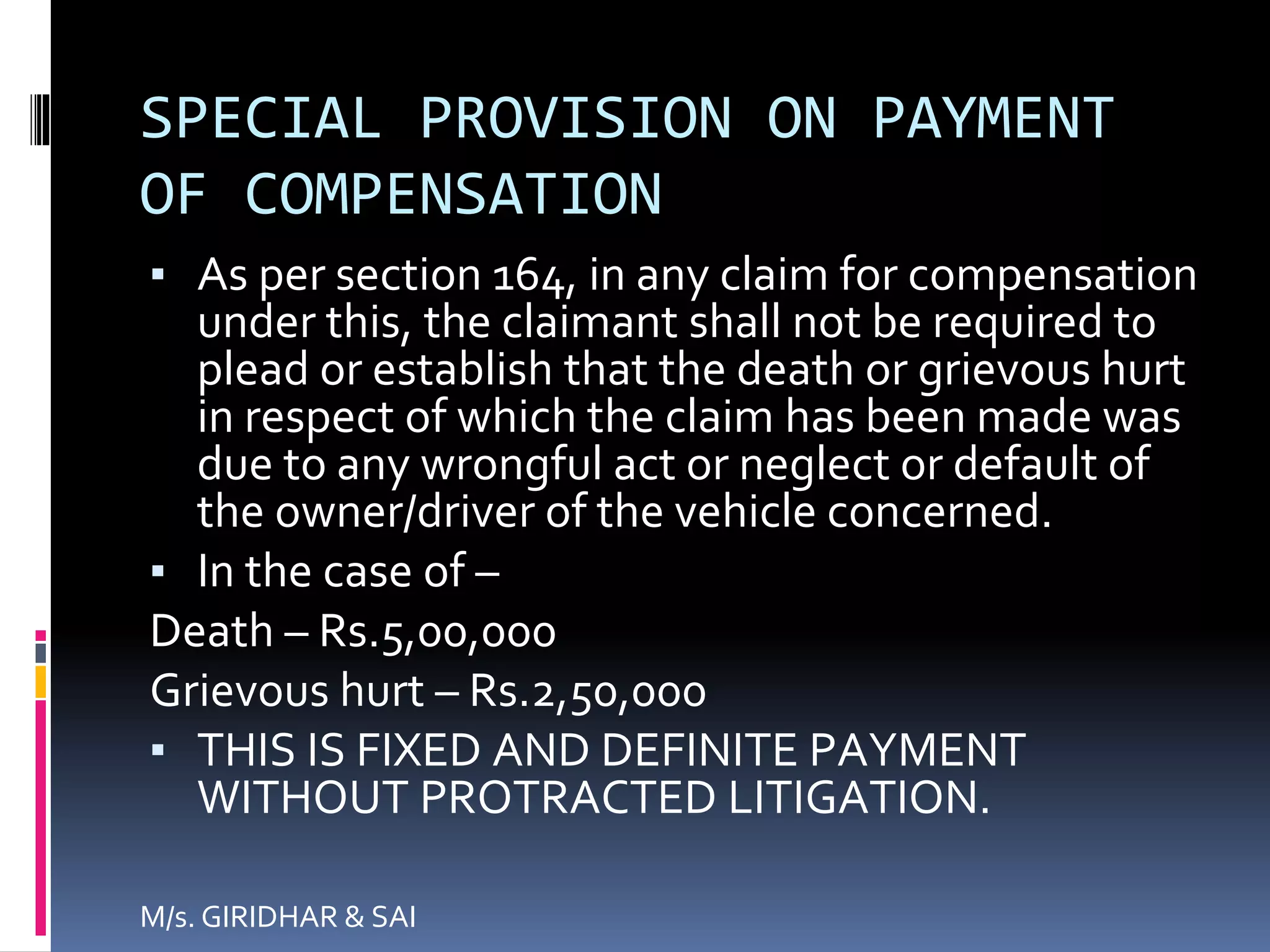 Motor vehicles act 1988 ppt