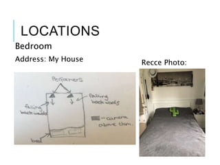 LOCATIONS
Bedroom
Address: My House Recce Photo:
 