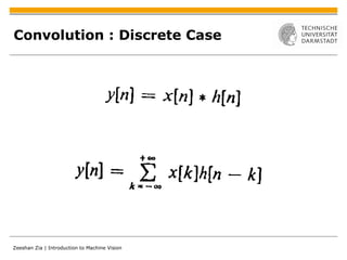 Convolution : Discrete Case 