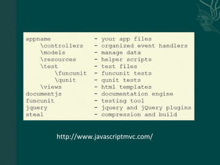 http://www.javascriptmvc.com/ 