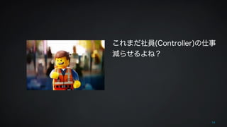 これまだ社員(Controller)の仕事 
減らせるよね？ 
54 
 