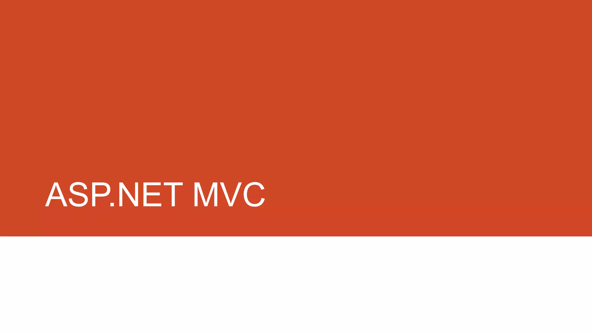 ASP.NET MVC 