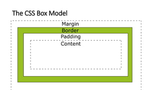 The CSS Box Model
 