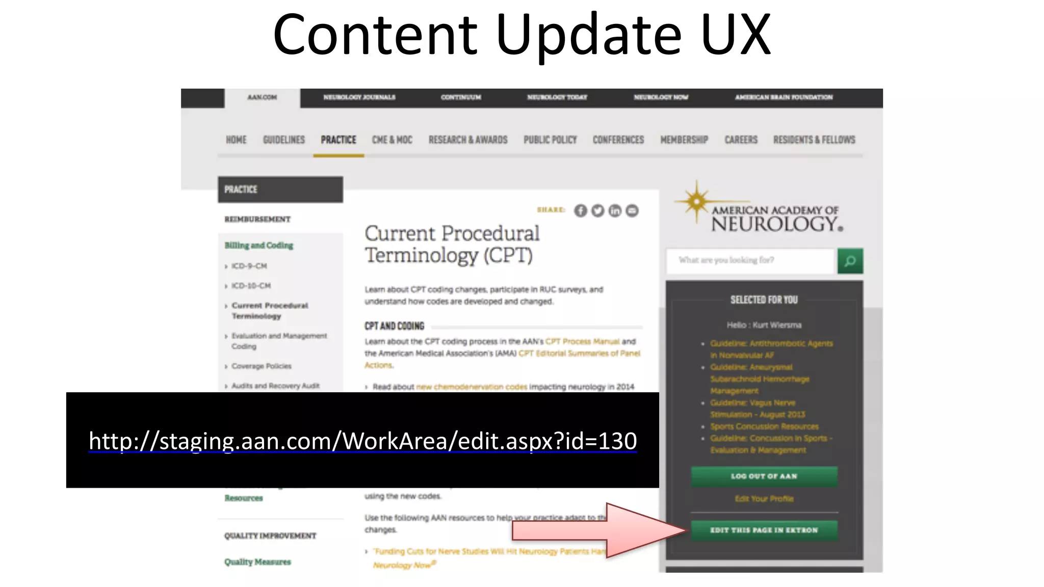 Content	
  Update	
  UX
!
http://staging.aan.com/WorkArea/edit.aspx?id=130	
  
 