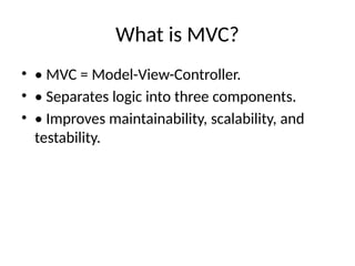 Comprehensive Guide to MVC Architecture with Python Examples and ...