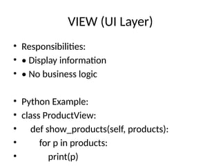 Comprehensive Guide to MVC Architecture with Python Examples and ...