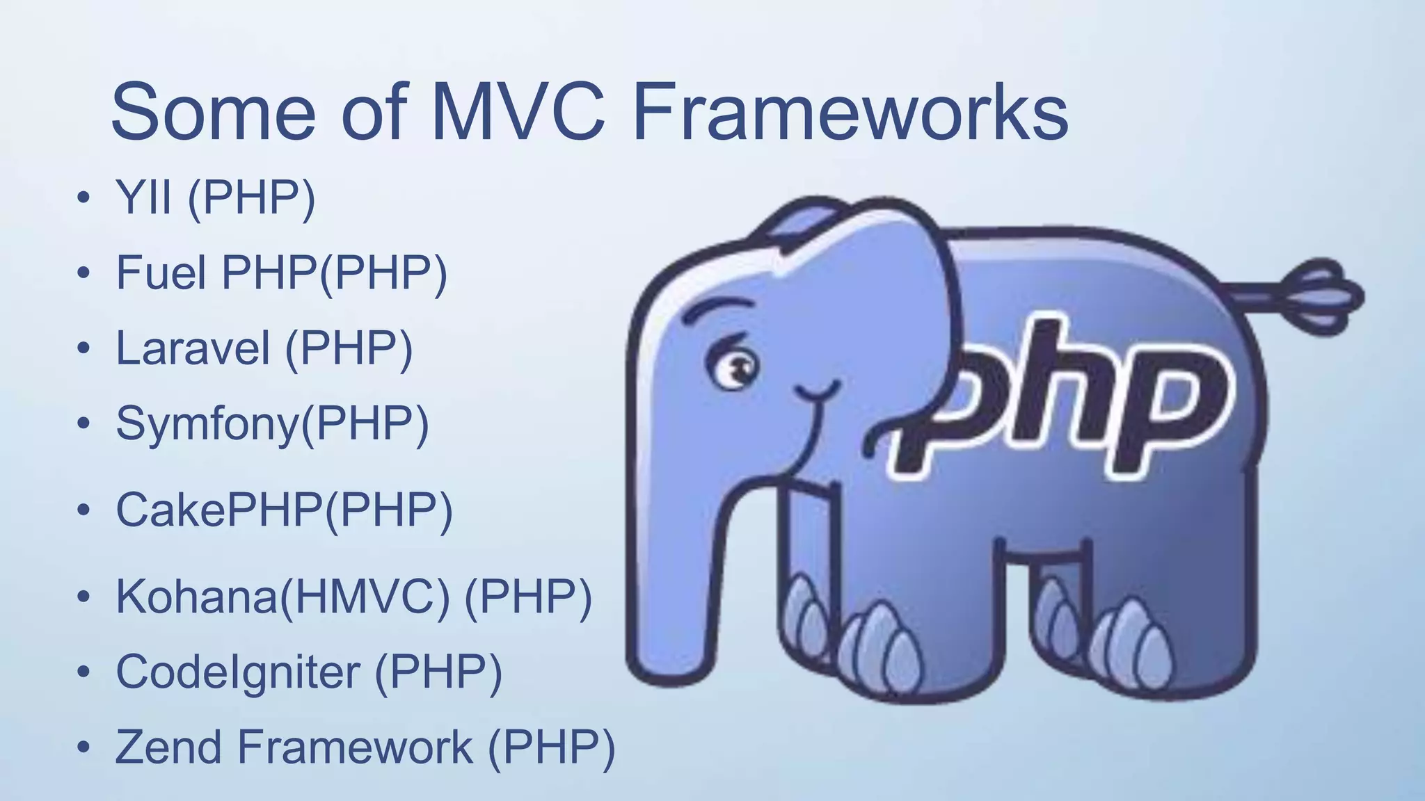 Mvc framework | PPT