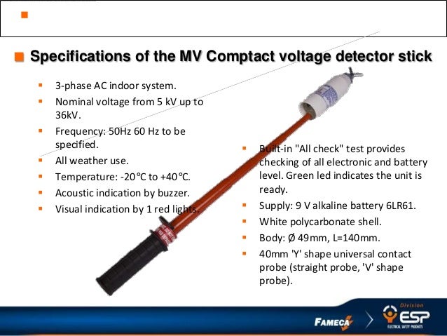 MV comptact voltage detector stick