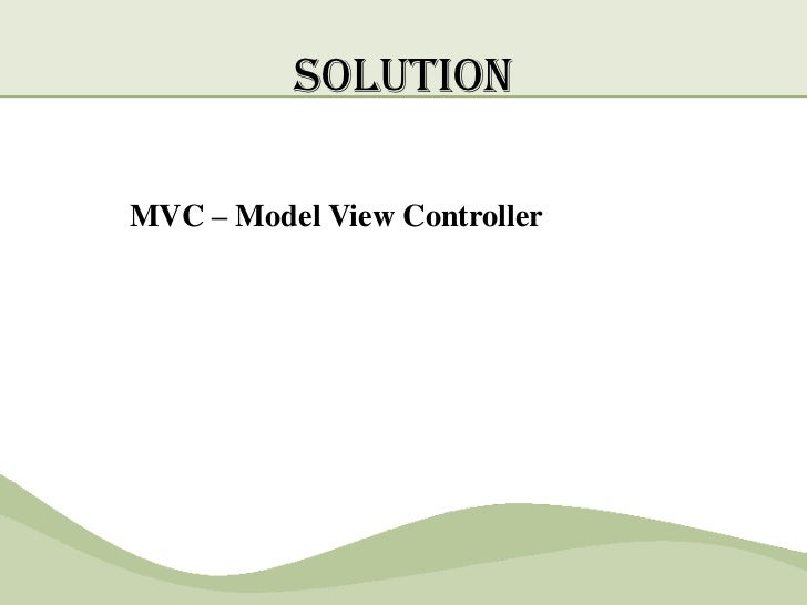 mvc pattern and implementation in java fair pie chart in java web application