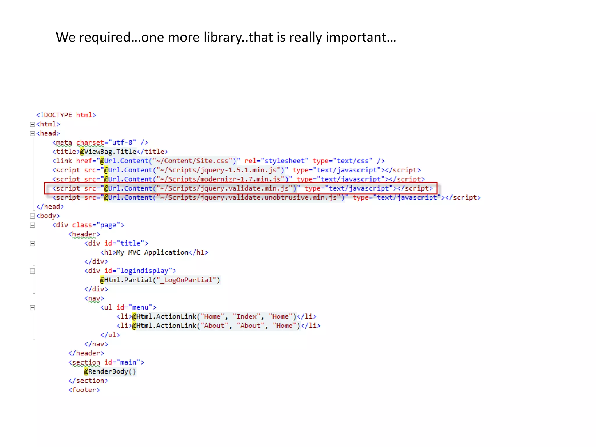We required…one more library..that is really important…
 