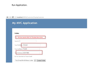 Run Application.
 