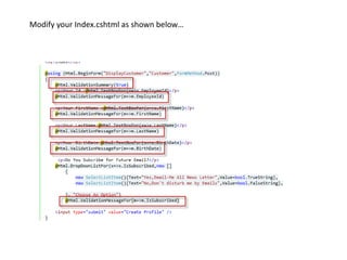 Modify your Index.cshtml as shown below…
 