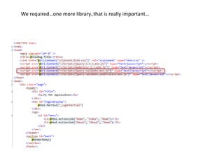 We required…one more library..that is really important…
 