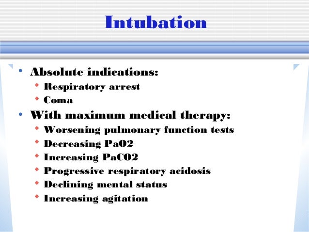 ventilator settings