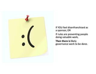 Minimum Viable Governance