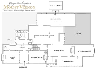 Mount Vernon Inn Restaurant Floor Plan