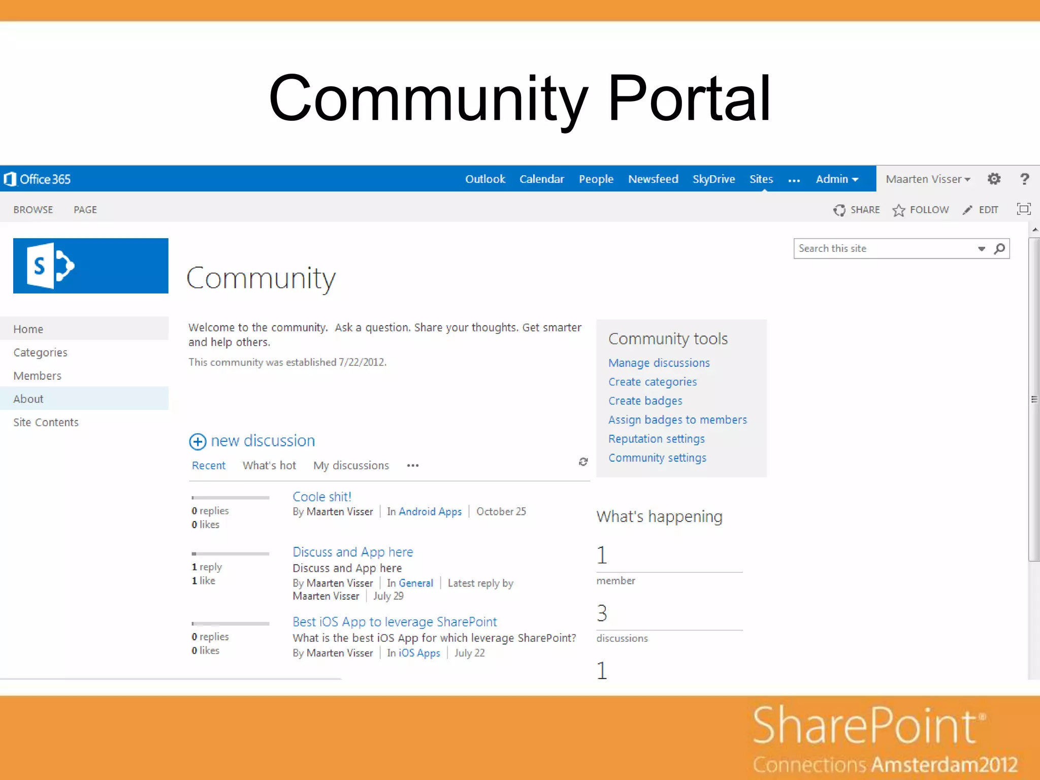 Community Portal
 
