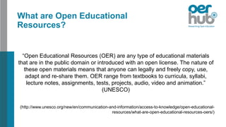 Teacher perceptions and use of open educational resources | PPTX