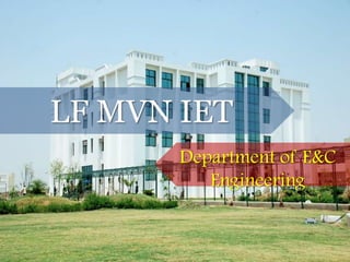 LFMVN IET Department of E&C Engineering 