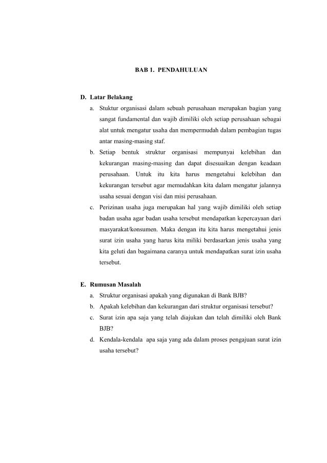 Laporan Observasi Line Produksi