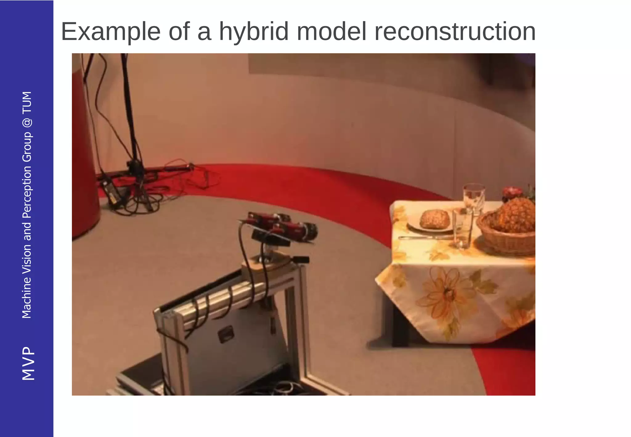 MVP   Machine Vision and Perception Group @ TUM
                                                  Example of a hybrid model reconstruction
 