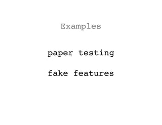 Examples


paper testing

fake features
 