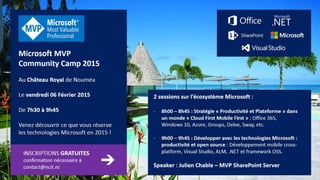 Développer avec les technologies Microsoft : productivité et open source