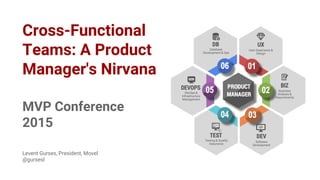 Cross-Functional
Teams: A Product
Manager's Nirvana
Levent Gurses, President, Movel
@gursesl
MVP Conference
2015
 
