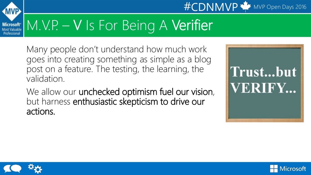 What Does It Mean To Be An MVP MVP Open Day