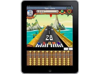 Growth Hypothesis
Parents love to show-off their kid's newly acquired skills. During this
process they would recommend our product to other parents.
Schools encourage their students to excel in various extra-curricular
activities. They would promote our product to their students.
Online publishing and education companies would like to offer more
complementary Tech-Ed products/services to their customers. They would
find out product attractive and would partner with us to offer this product
as part of their service offering.
Tablets have become commodity business. Tablet manufactures
will be keen to bundle-up our app with their tablets.
Billions of Apps have been sold via the App stores. Its a great place
for users to discover and buy our product.
 