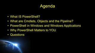 PowerShell 101 - What is it and Why should YOU Care! | PPTX