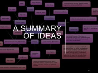 A SUMMARY
OF IDEAS
17
 