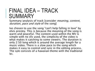 Mv production assignment form 2020