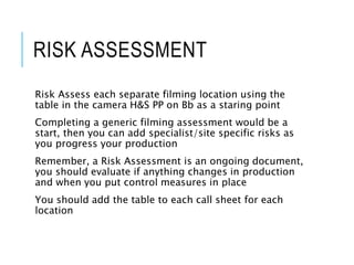 Mv production assignment form 2020