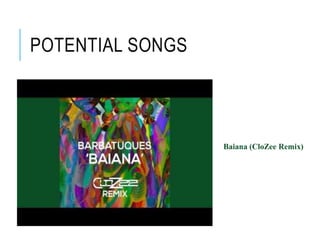 POTENTIAL SONGS
Baiana (CloZee Remix)
 