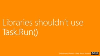 Independent Experts – Real World Answers
 