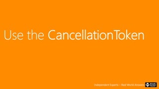 Independent Experts – Real World Answers
 