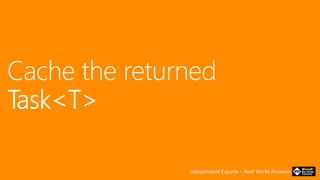 Independent Experts – Real World Answers
 