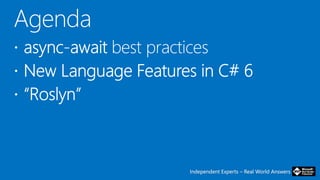 Independent Experts – Real World AnswersIndependent Experts – Real World Answers
 