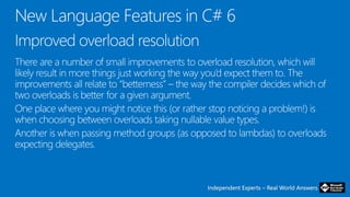 Independent Experts – Real World AnswersIndependent Experts – Real World Answers
 