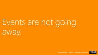 Independent Experts – Real World Answers
 